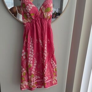 Pink Floral Sundress